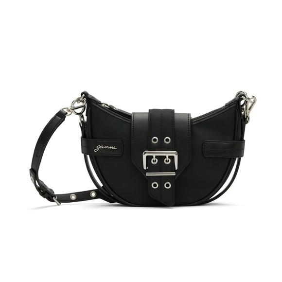 Ganni Handbags - GANNI Black Bucky Small Crossbody Bag